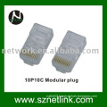 RJ45 plug two piece design cat6